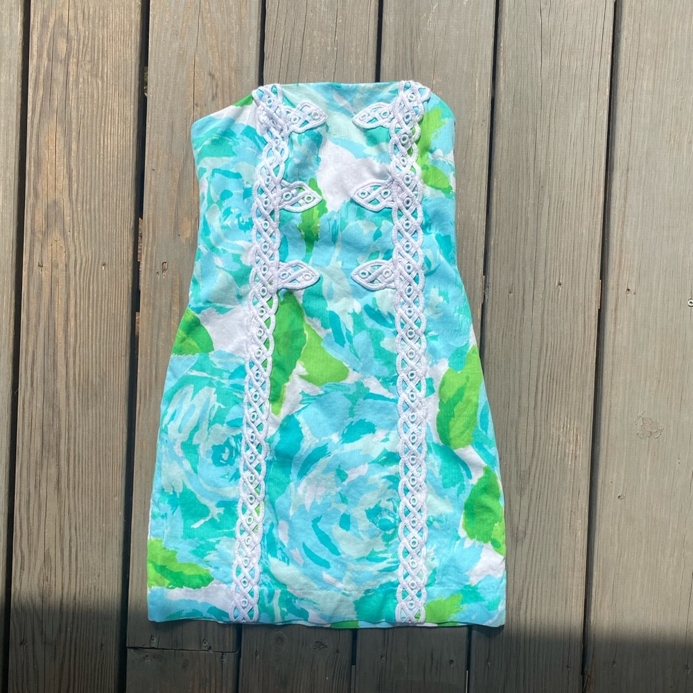 STRAPPLESS LILLY PULITZER DRESS